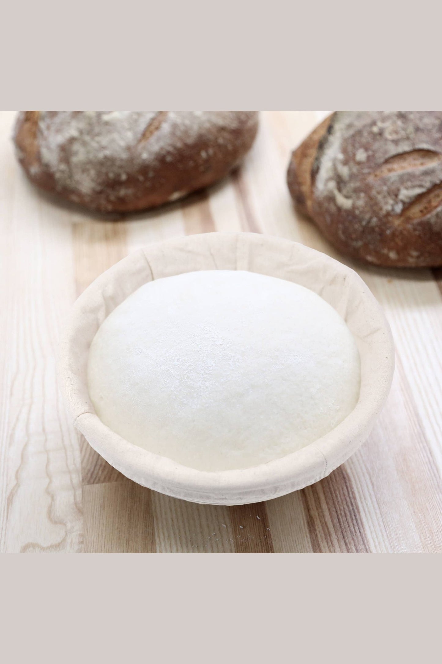 Round Proofing Basket and Liner