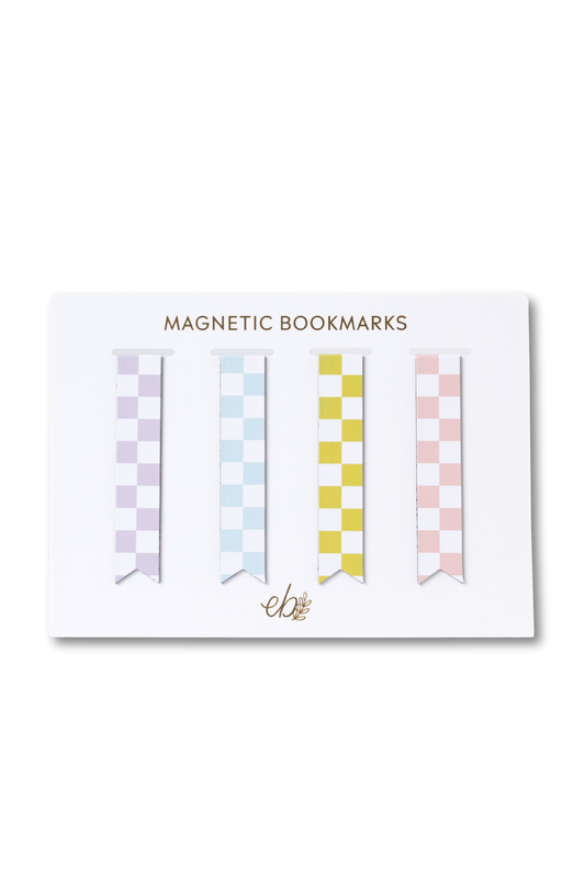 Magnetic Bookmarks - Checkerboard