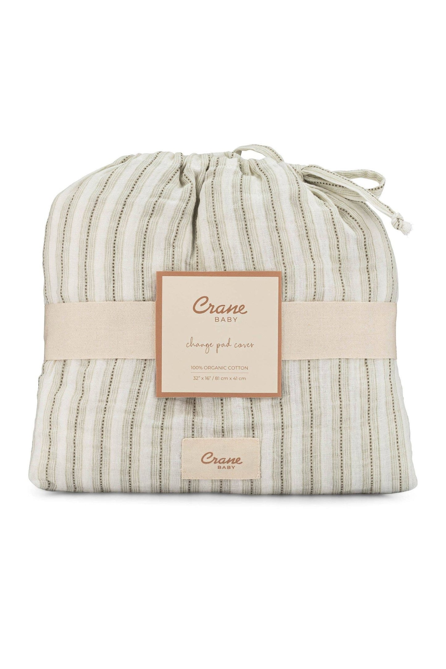 Organic Cotton Stripe Change Pad Cover