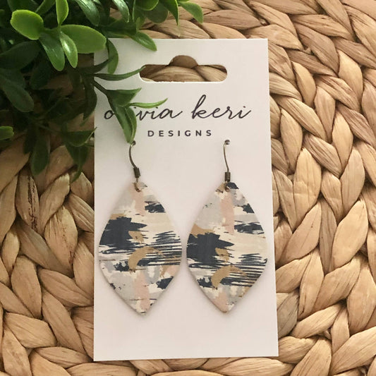 Olivia Earrings - Autumn Paintbrush