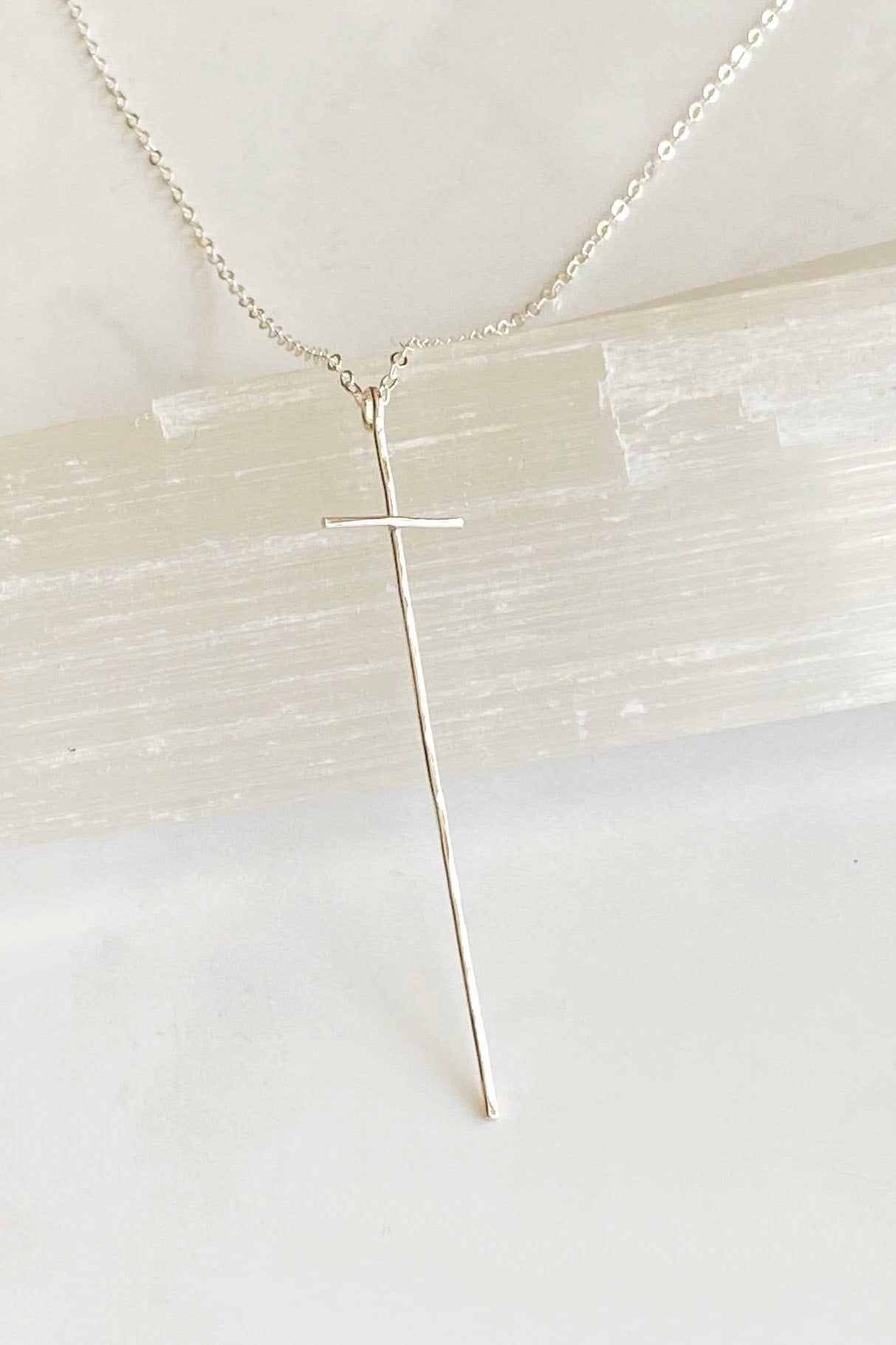 Modern Cross Necklace
