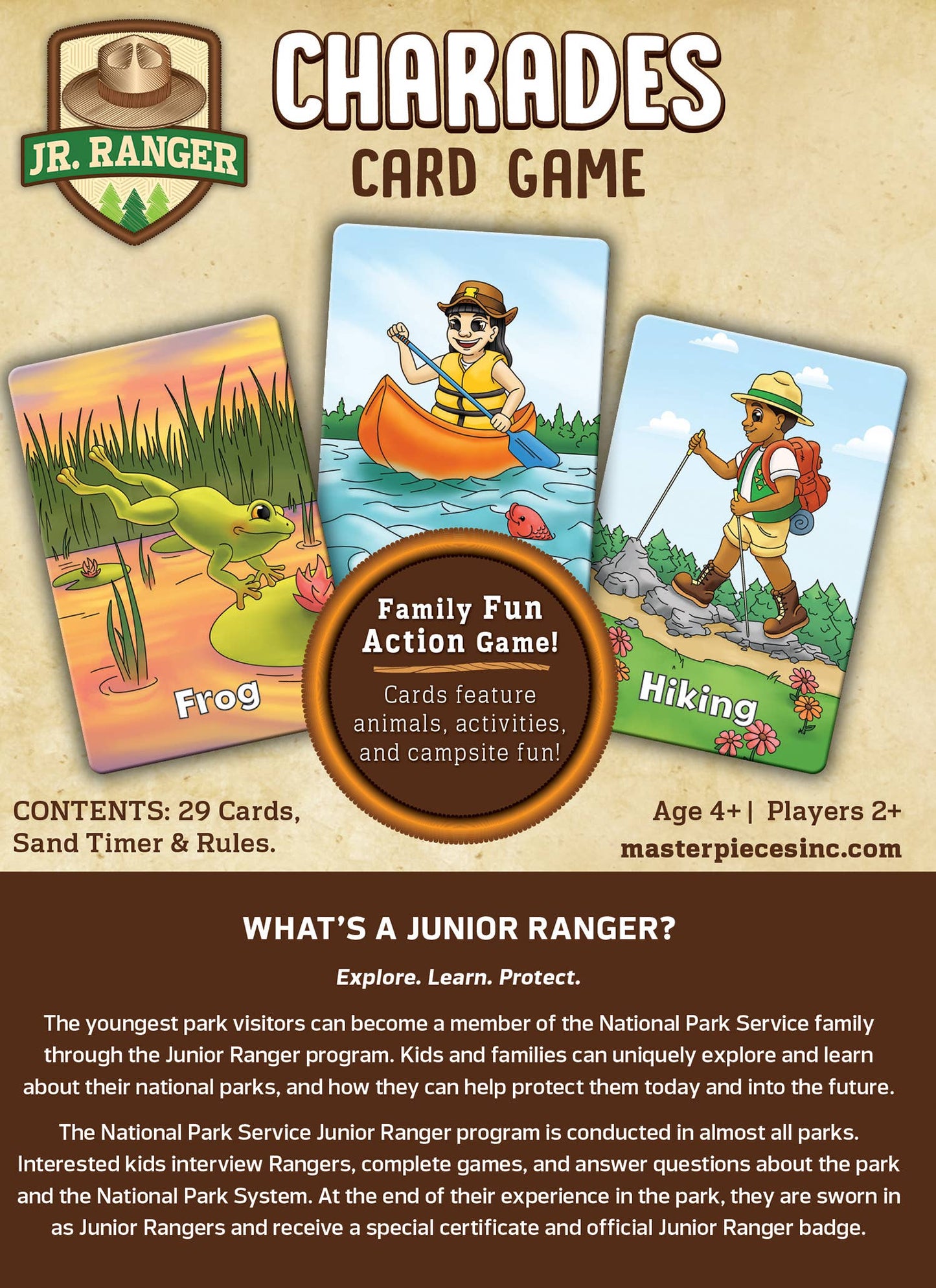 Jr. Ranger Charades Card Game