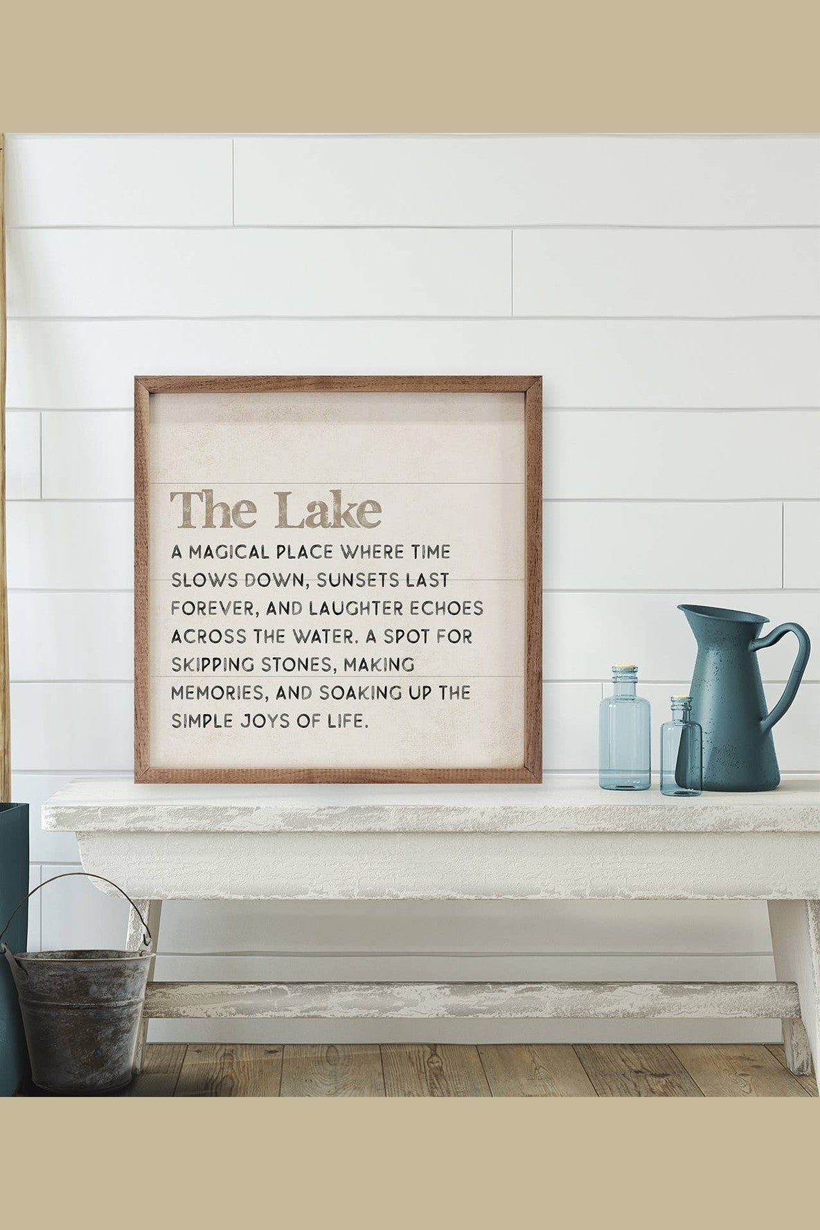 The Lake Definition Print