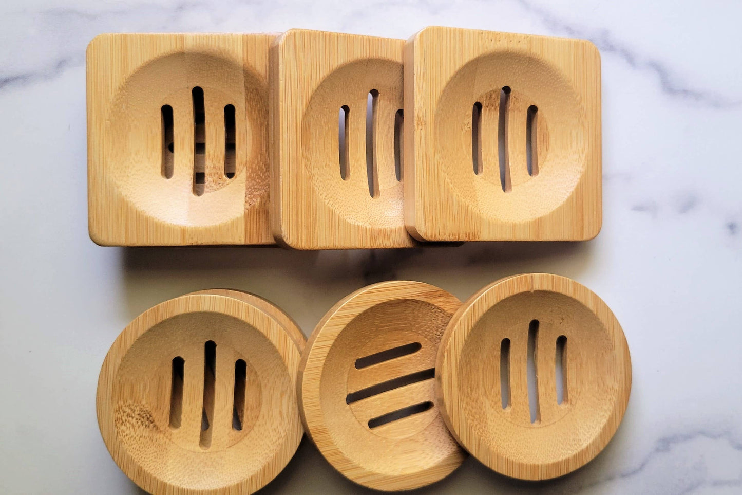 Bamboo Shower Steamer Tray : Round