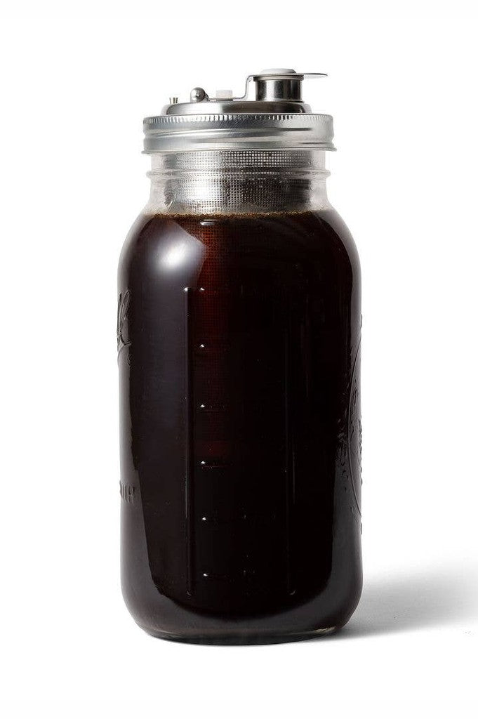 Jarware Cold Brew Tea Infuser for Wide Mouth Mason Jar