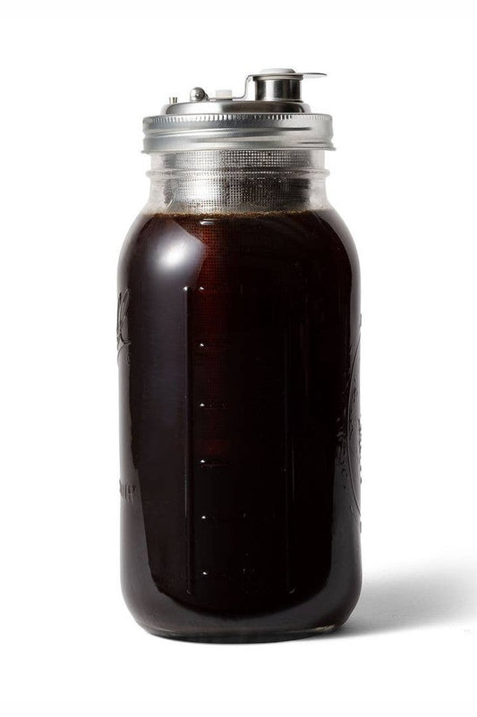 Jarware Cold Brew Tea Infuser for Wide Mouth Mason Jar