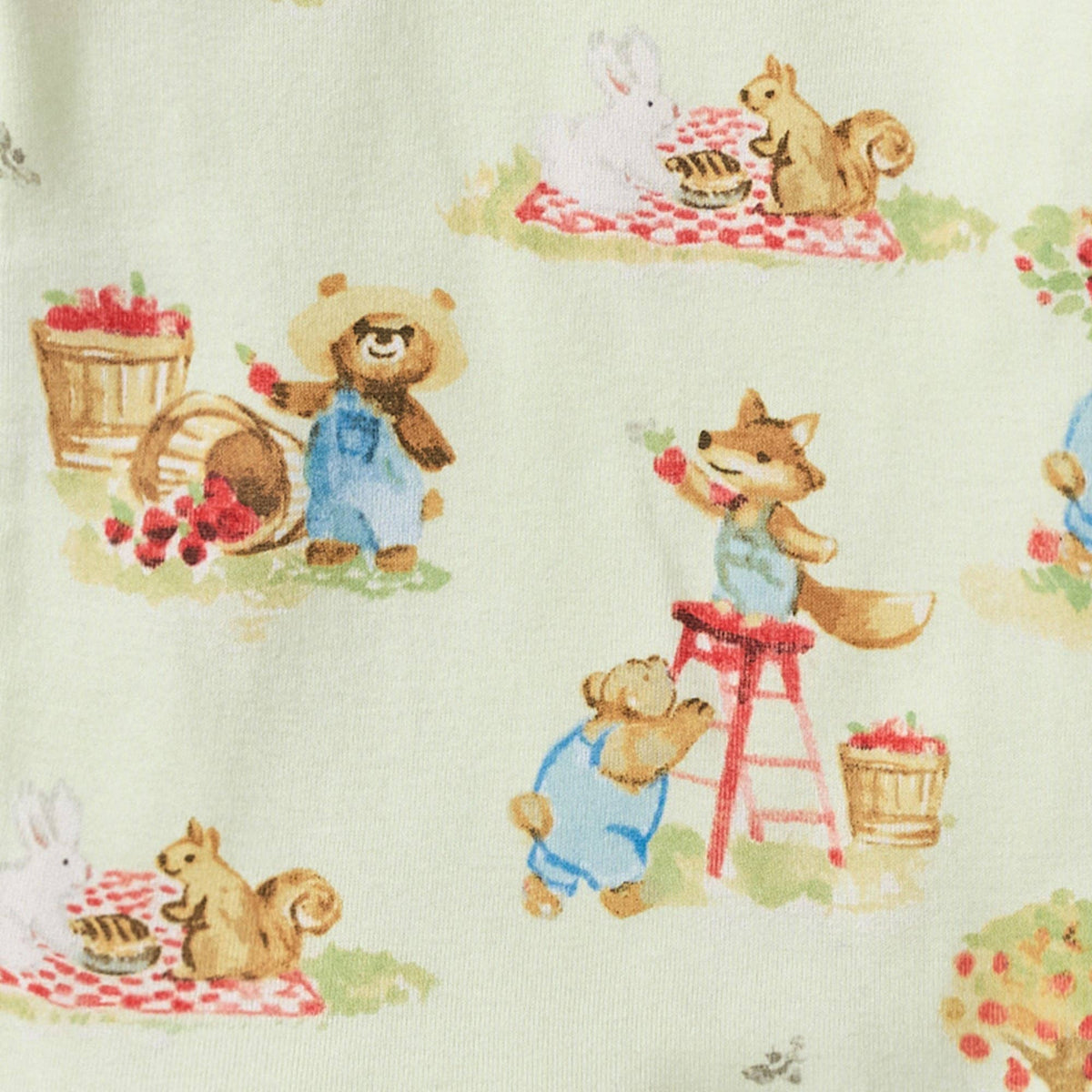 On The Orchard Organic Cotton Footed Sleep & Play: 3-6M