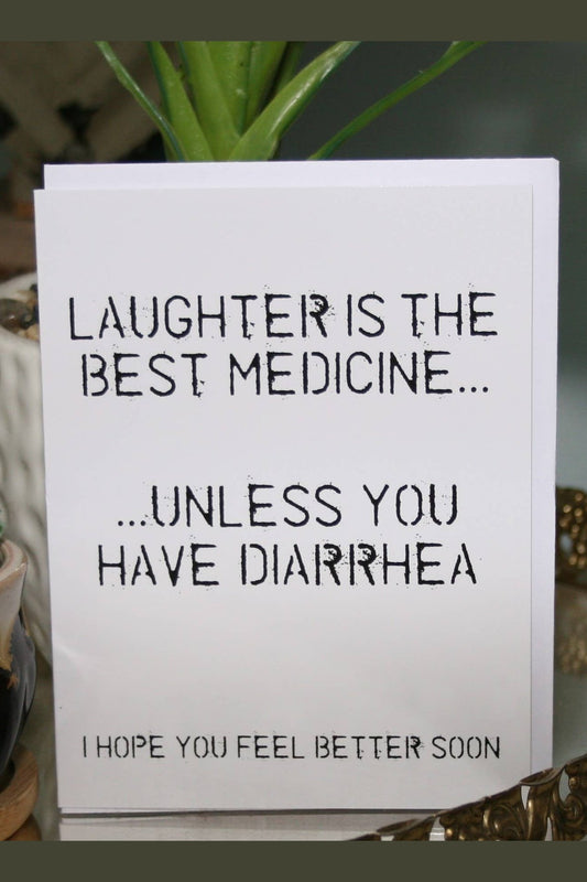Best Medicine Greeting Card