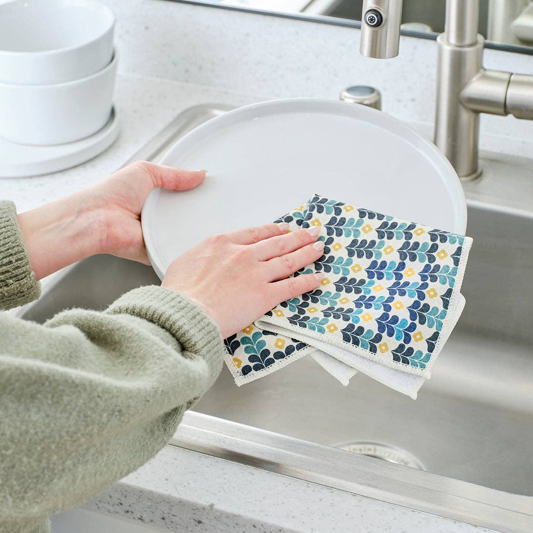 Colorful Leaves All Purpose Microfiber Towels - Set of 4