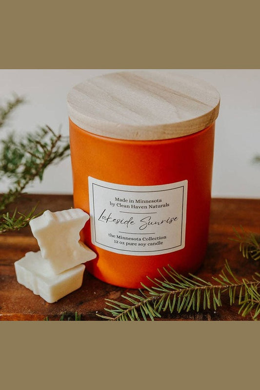 MN Lakeside Sunrise Candle