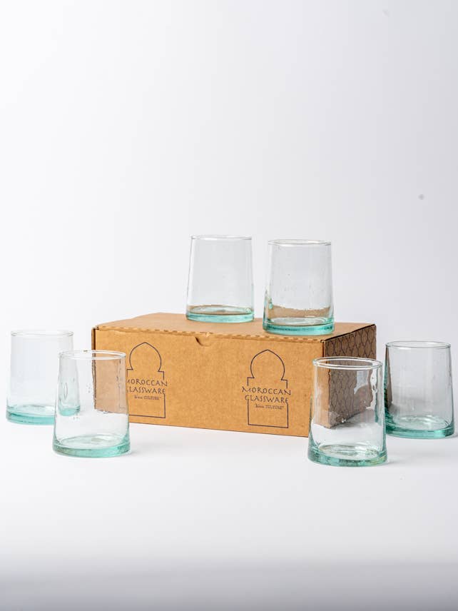 Small Moroccan Cone Glassware - Clear