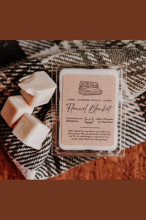 Flannel Blanket Soy Wax Melt Bar