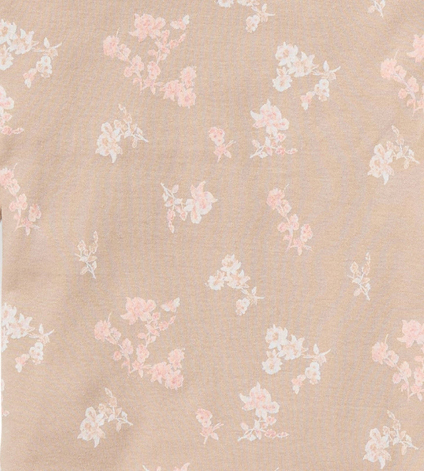Whimsical Floral Organic Knit Terry Towels Set of 2: Hummus / One Size