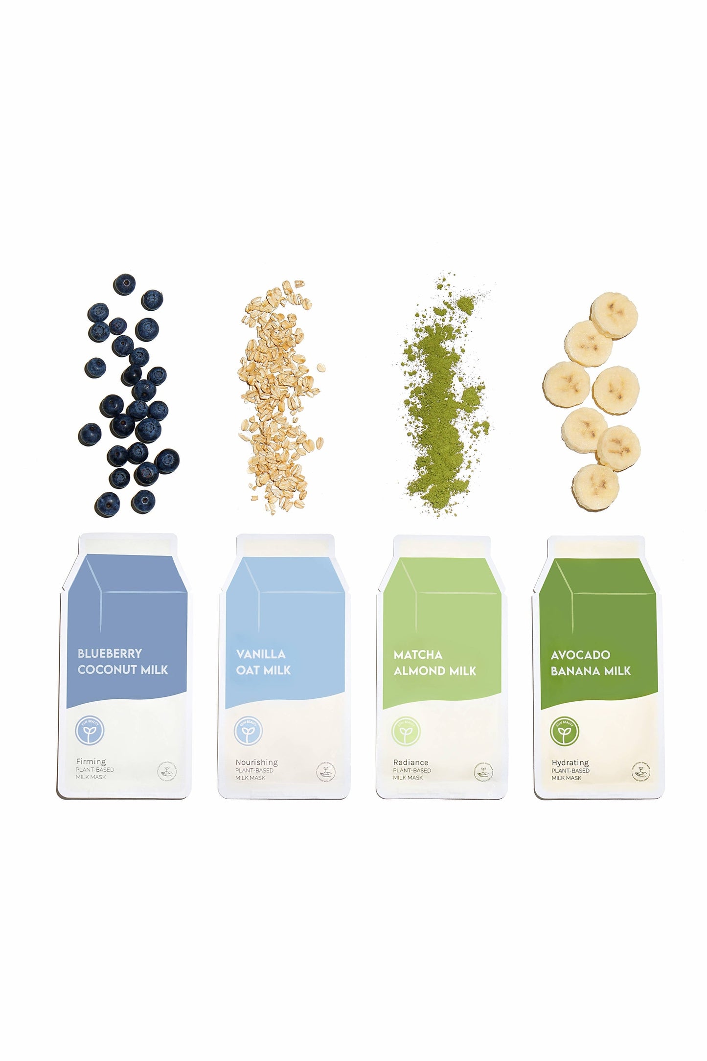 Plant-Based Milk Mask Set