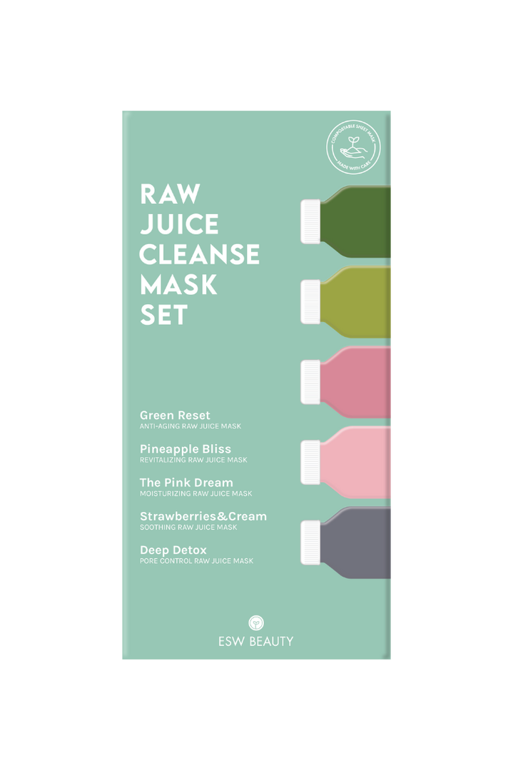 Raw Juice Cleanse Mask Set