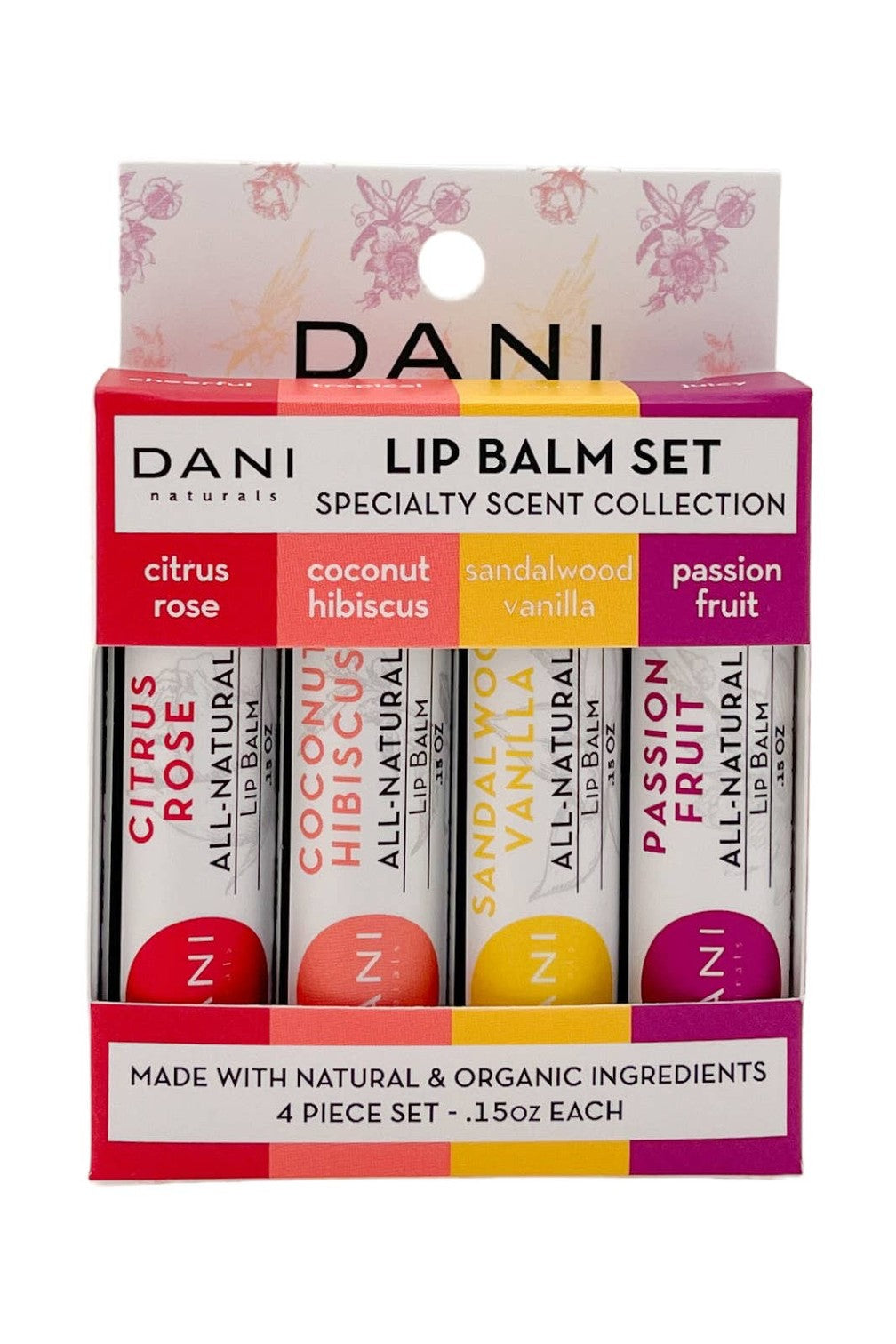 Lip Balm 4 Piece Set - Specialty Scent Collection