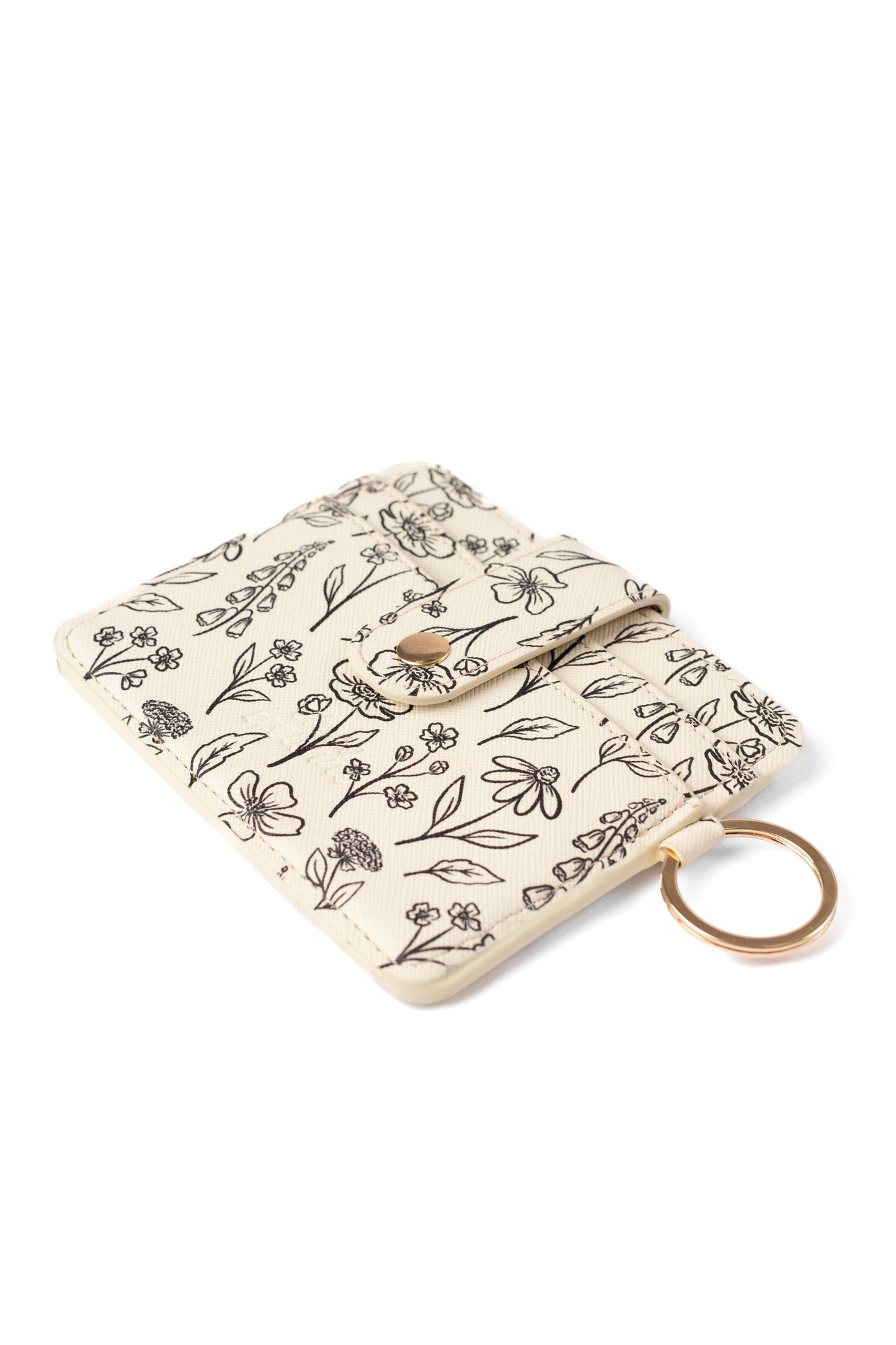 Floral Card Wallet: Pressed Floral