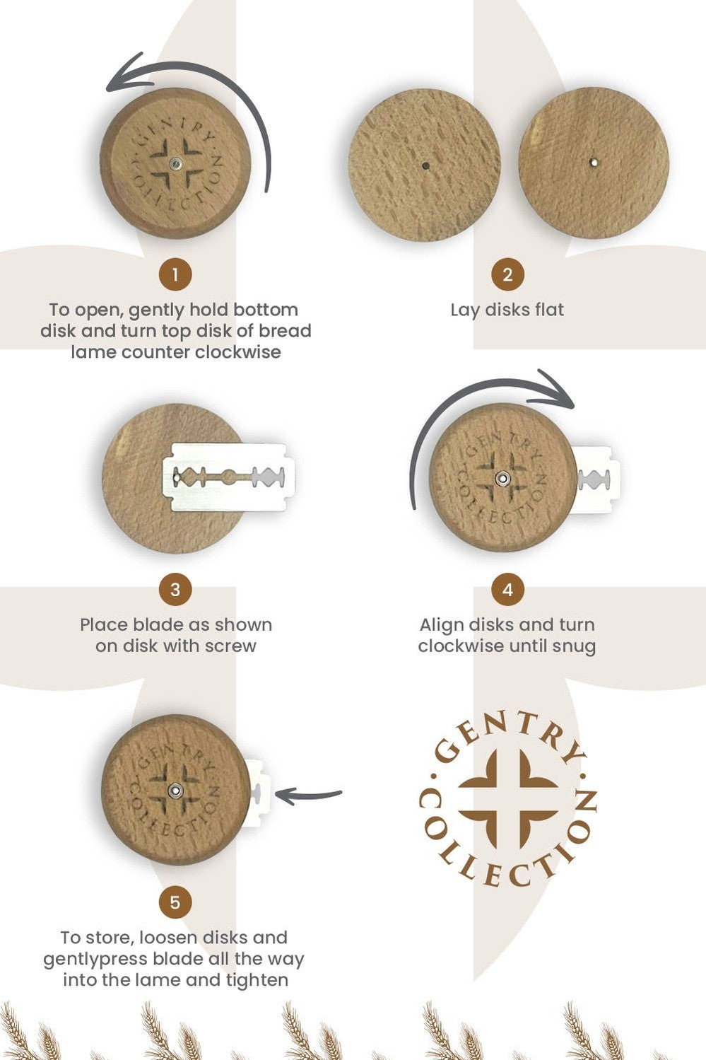 Wooden Scoring Lame - Round