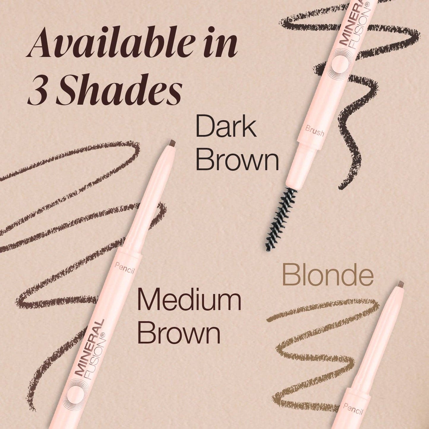 Retractable Brow Pencil: Dark Brown