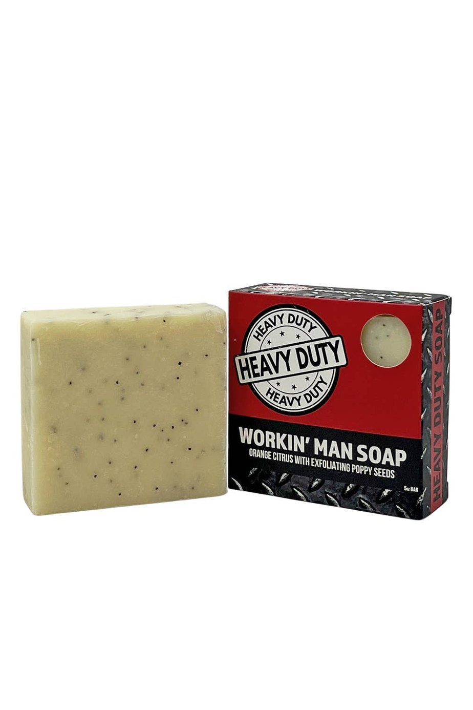 Workin' Man Heavy Duty Soap | Orange Citrus & Poppy Seeds