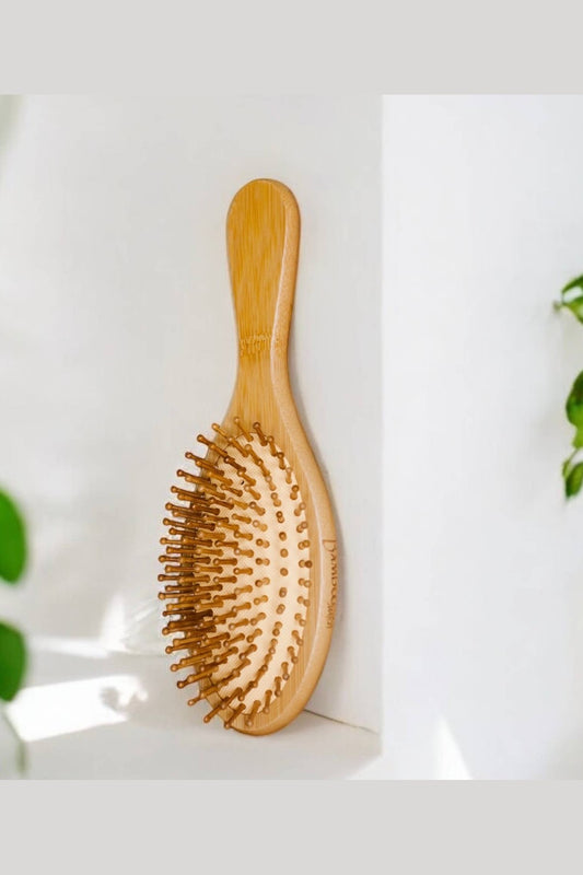 Bamboo Round Paddle Hairbrush