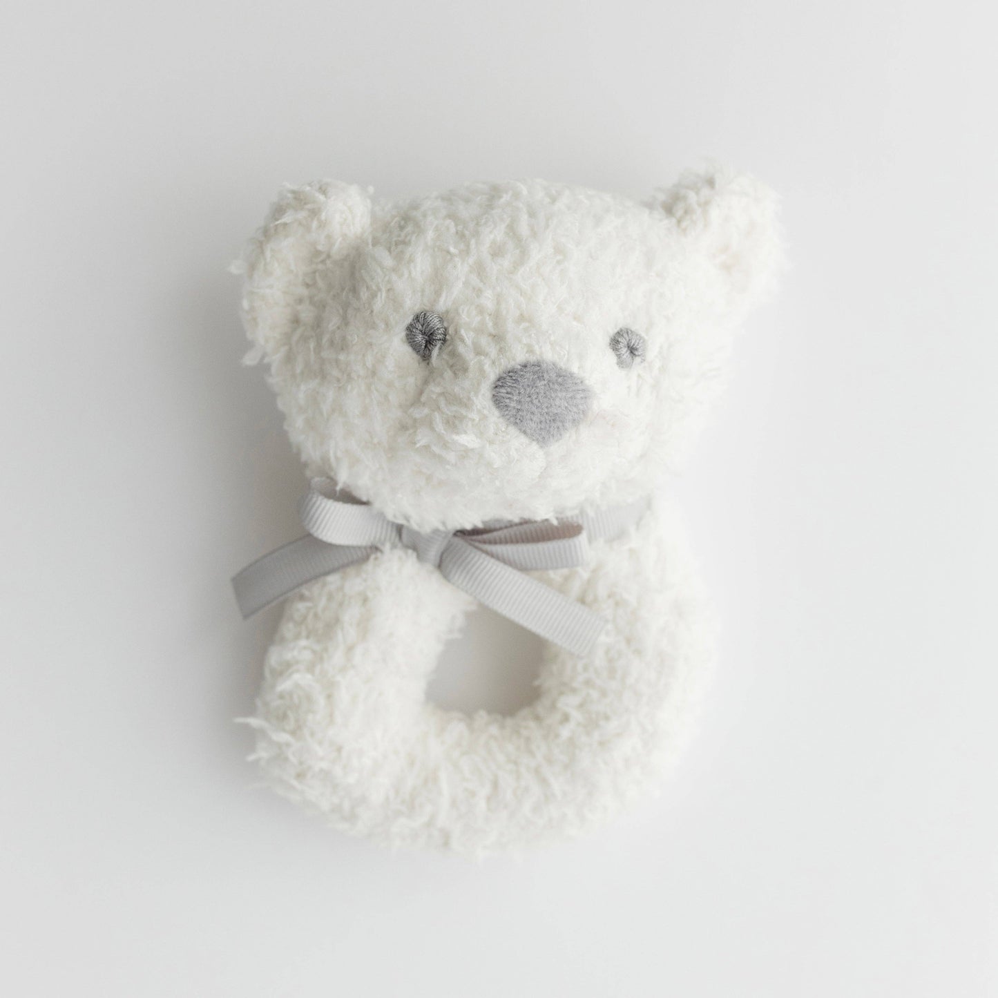 Little Snuggles Rattle - Bear: Petal Pink