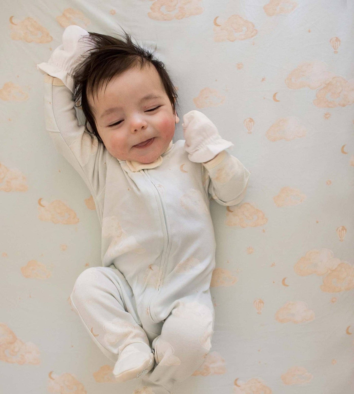 Good Night Sky Organic Cotton Sleep & Play - Ice Flow / 6-9 Months