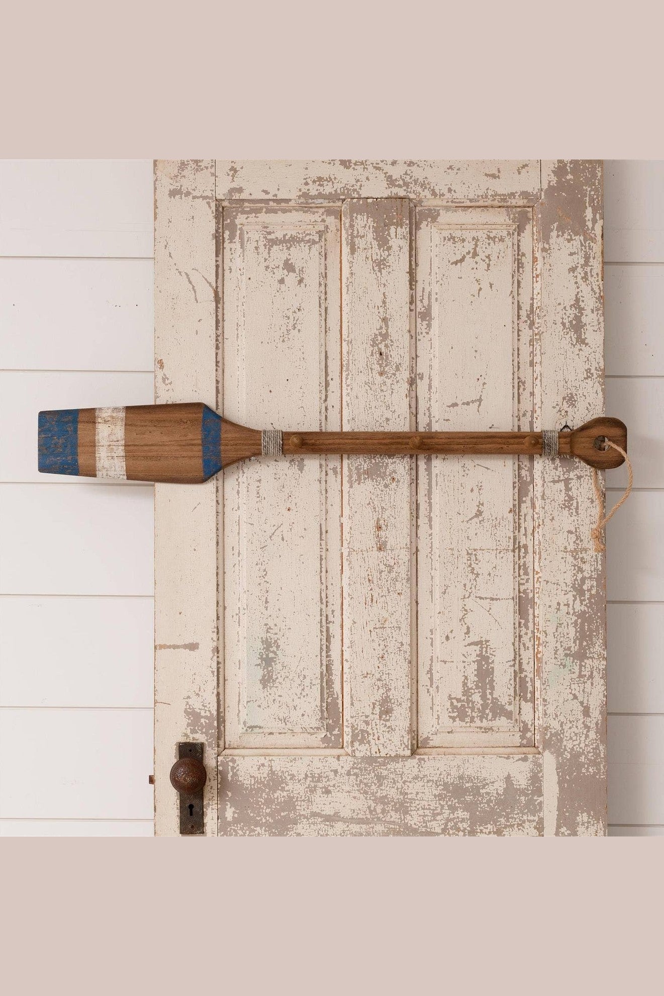Wooden Oar Coat Rack