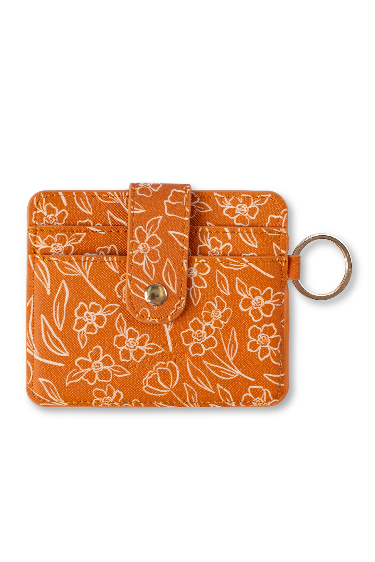 Floral Card Wallet: Pressed Floral