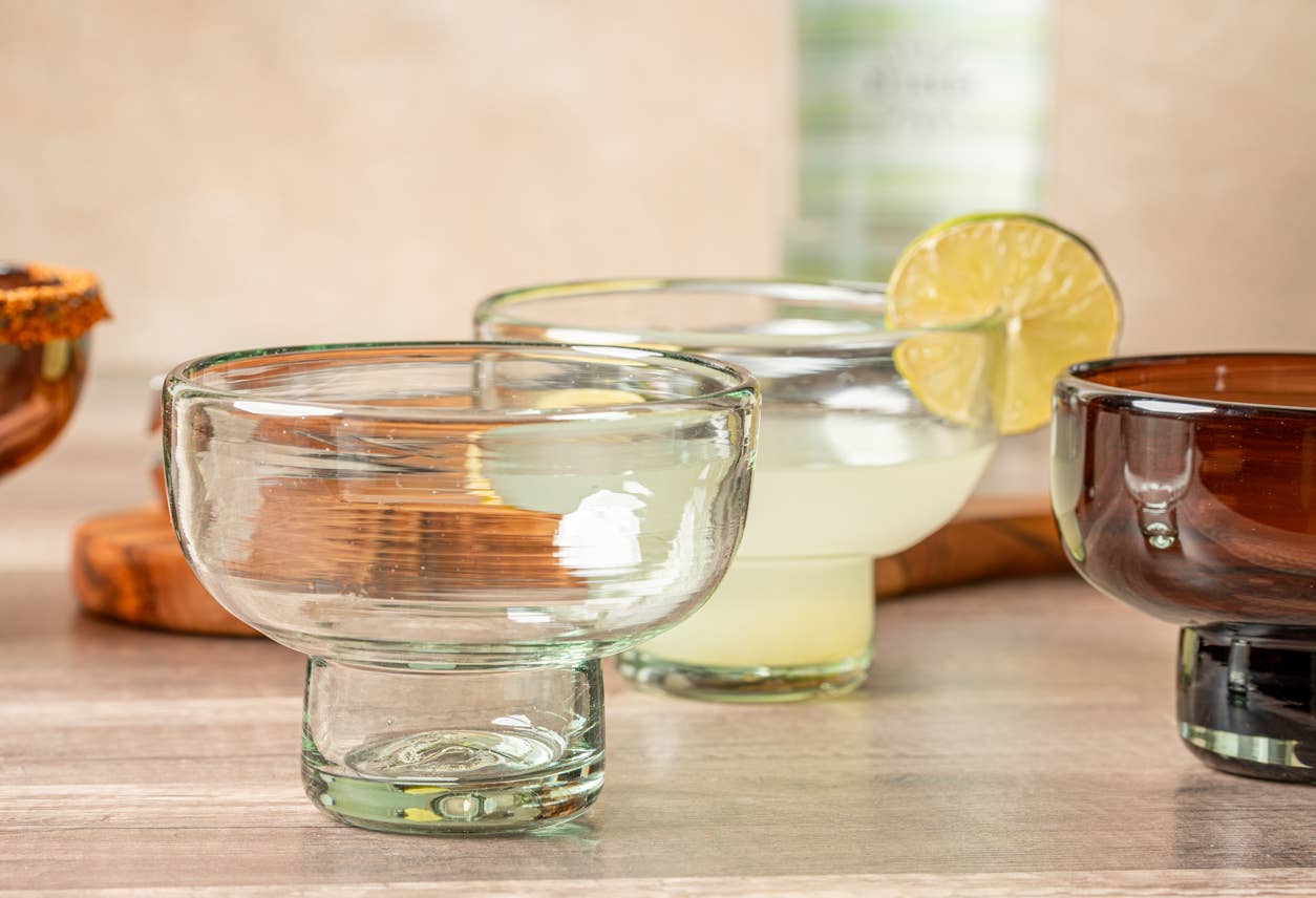 Set of 2 Margarita/Mezcal Tasting Glasses - Clear