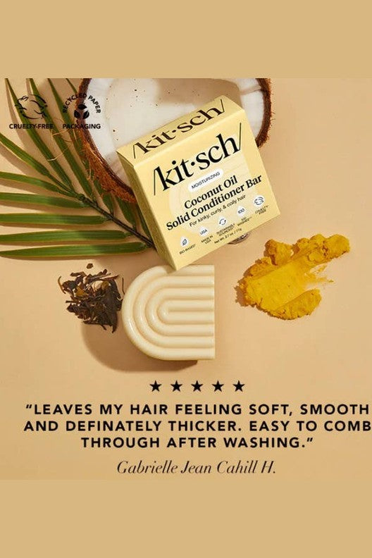 Coconut Oil Conditioner Bar for Dry Damaged Hair