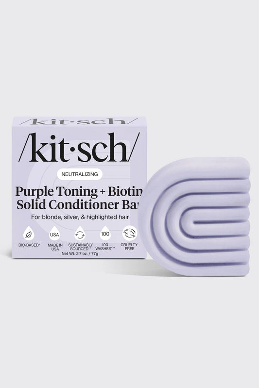 Purple Toning Conditioner Bar for Color-Treated & Grey Hair