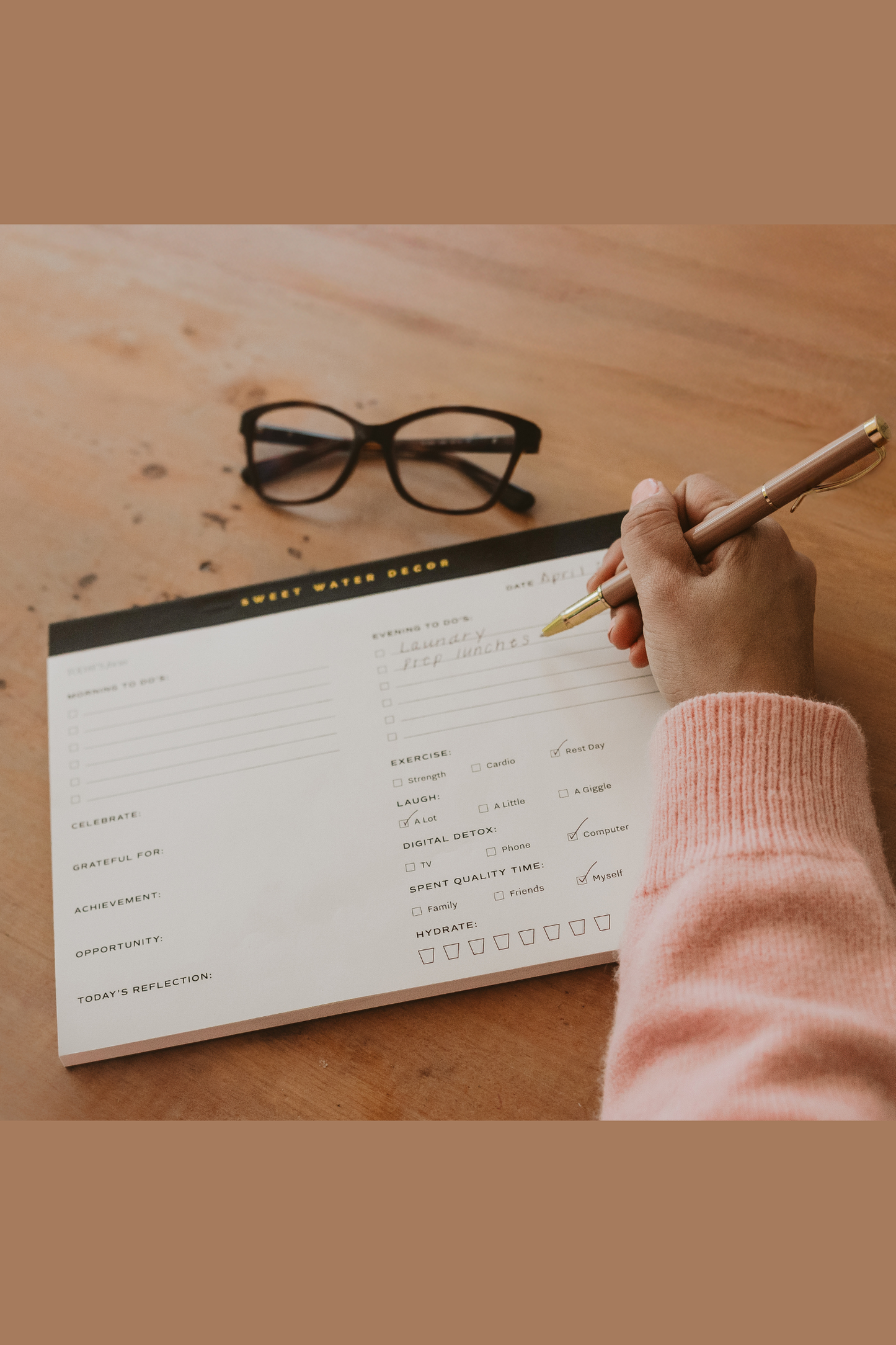 Self Care Notepad