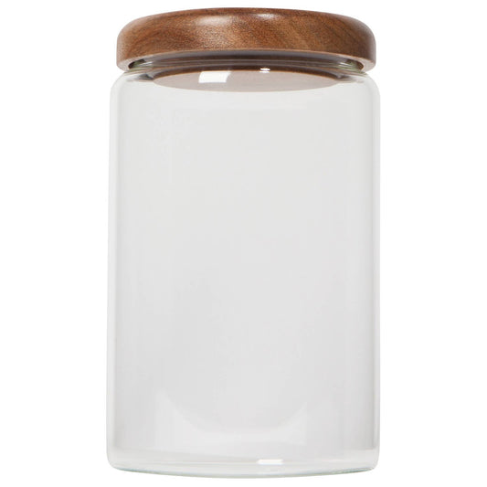 Med Glass Jar with Acacia wood lid