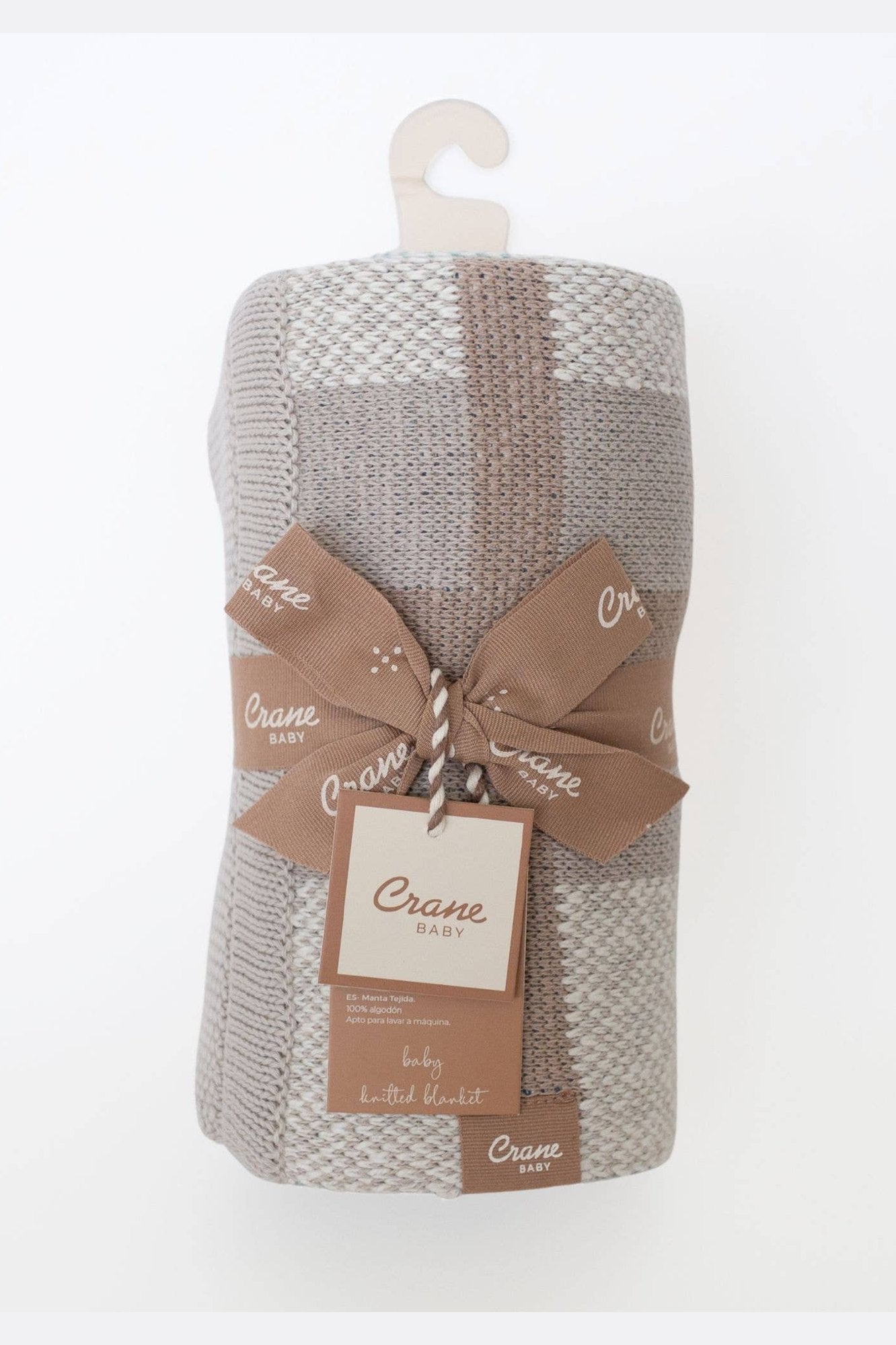 Charlie Farmhouse Knitted Plaid Blanket