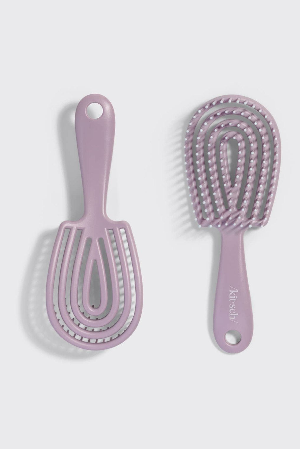 Mini Soft Violet Detangling Flexi Brush