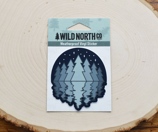 Lake Reflection Sticker