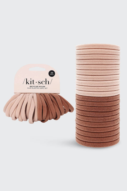 Blush Eco-Friendly Nylon Elastics 20pc set