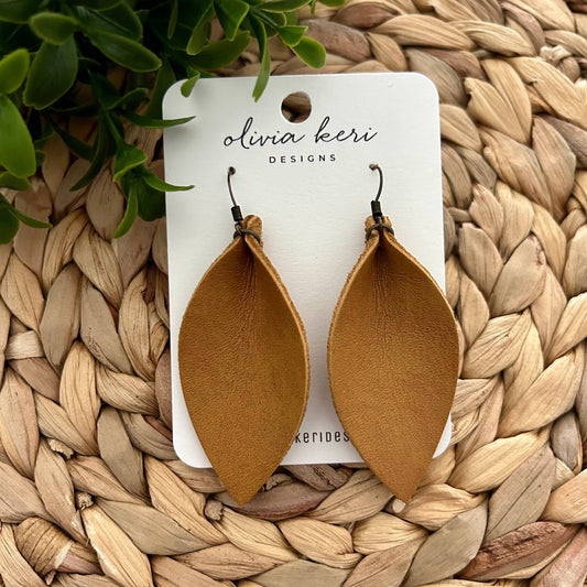 Brooklyn Earrings - Camel
