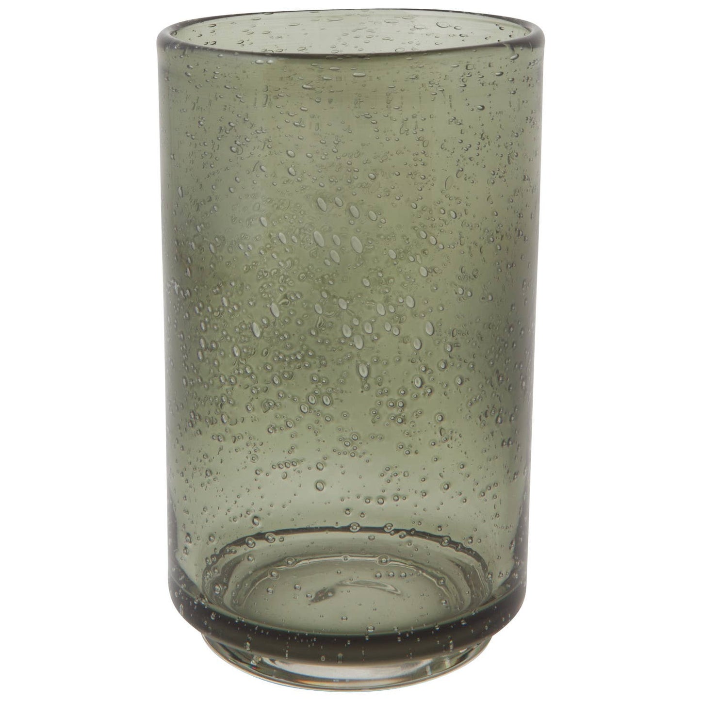 Agave Bubbled Glass Tumbler