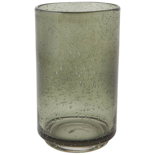 Agave Bubbled Glass Tumbler