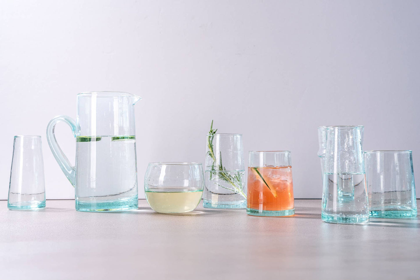 Small Moroccan Cone Glassware - Clear
