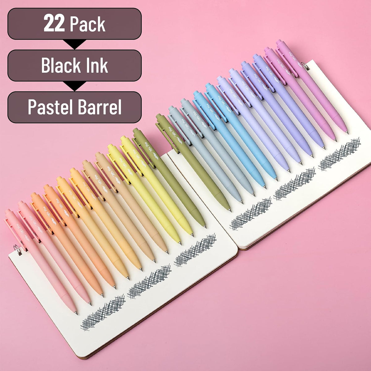Retractable Gel Pens - Assorted Colors