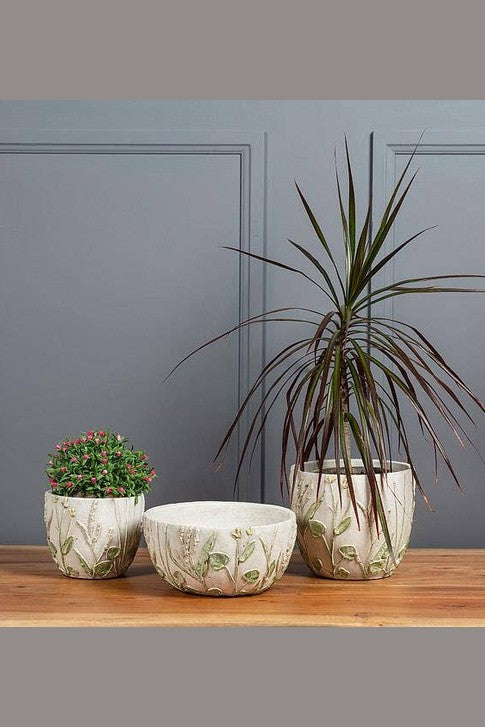 Med Lavender & Greenery Planter