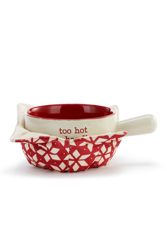 Too Hot Soup Crock and Bowl Cozy