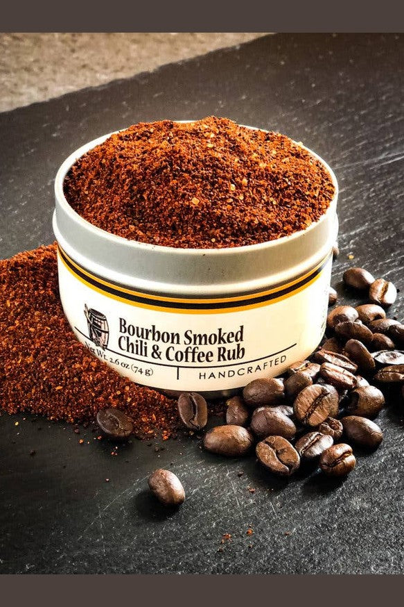 Bourbon Smoked Chili and Coffee Rub