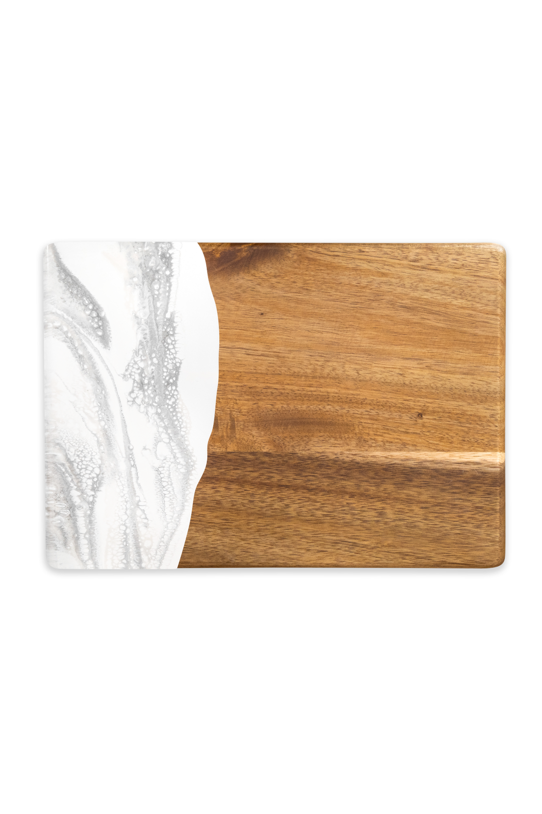 Wood Resin Date Night Cheese Charcuterie Board - Gold Quartz