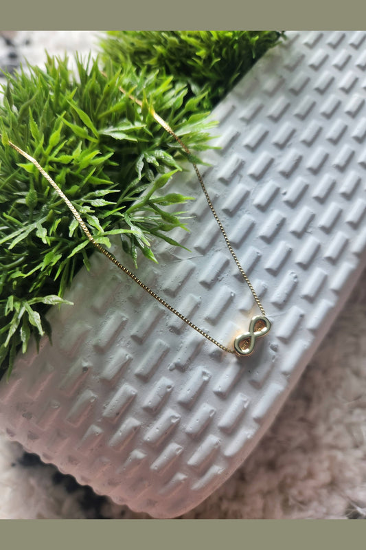 Infinity Charm Gold Necklace