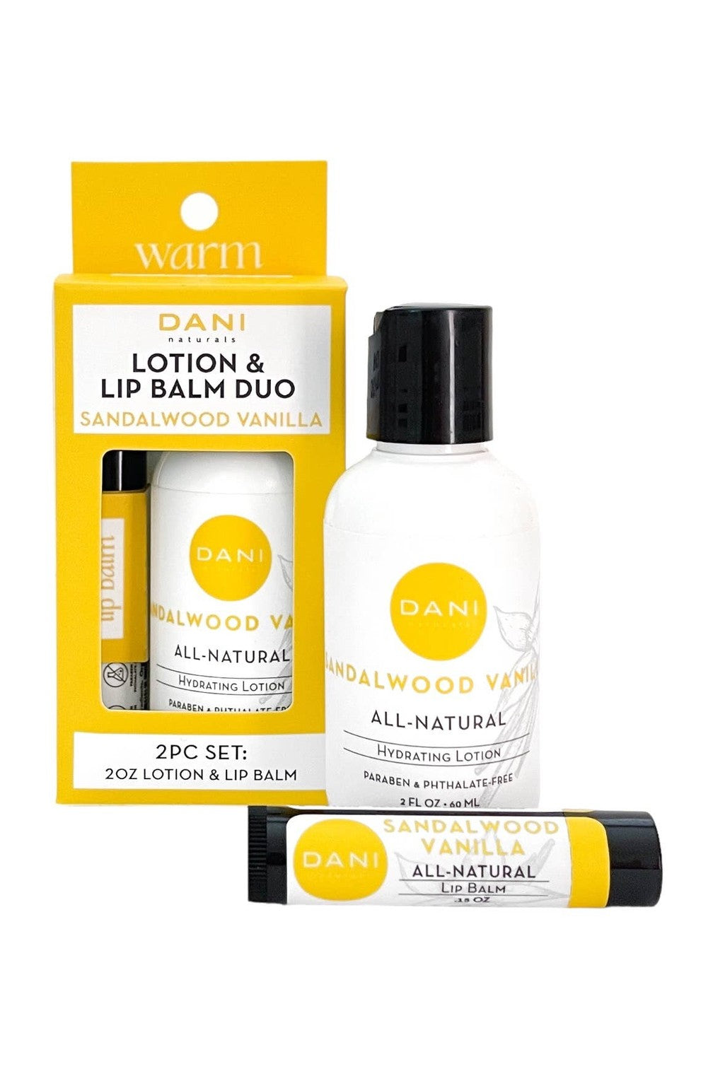 Sandalwood Vanilla Lotion & Lip Balm Duo