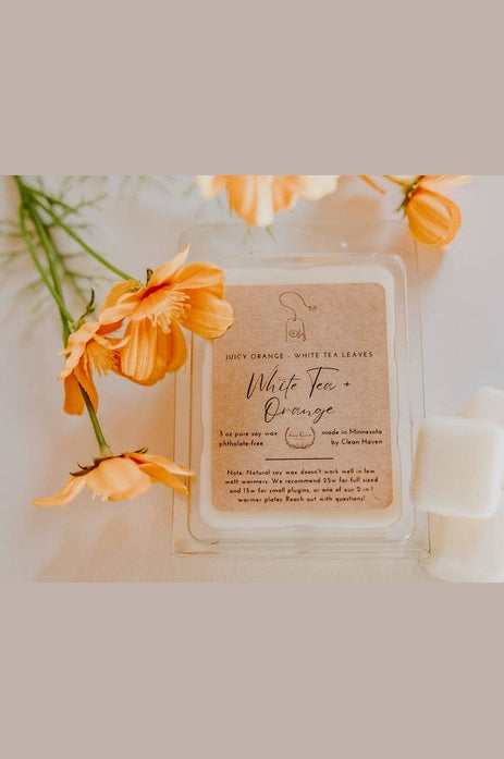White Tea & Orange Soy Wax Melt Bar